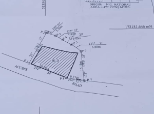 One plot of land with a storey building