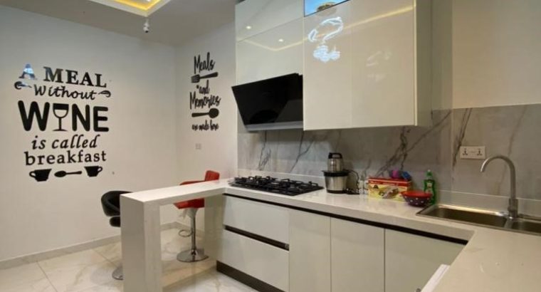 Serviced 2 bedroom apartment with automated lights